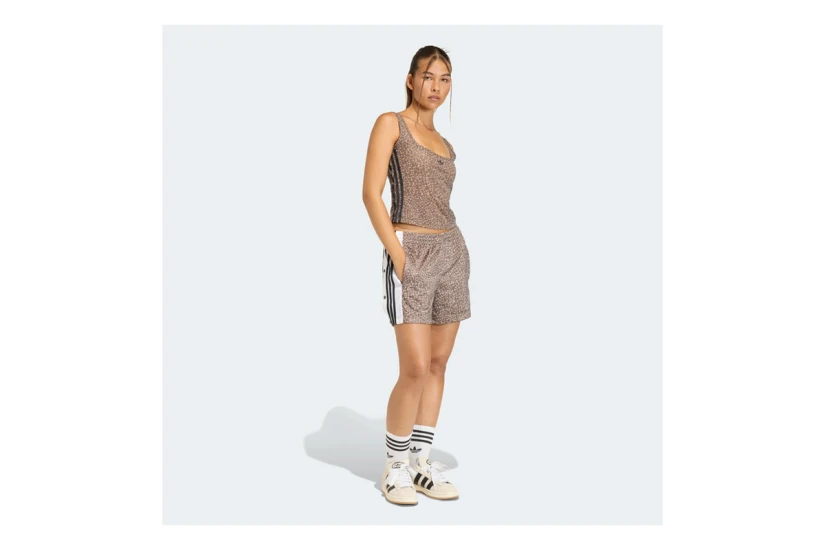 Adidas Originals Allover Print Γυναικεία Αμάνικη Μπλούζα Λεοπάρ