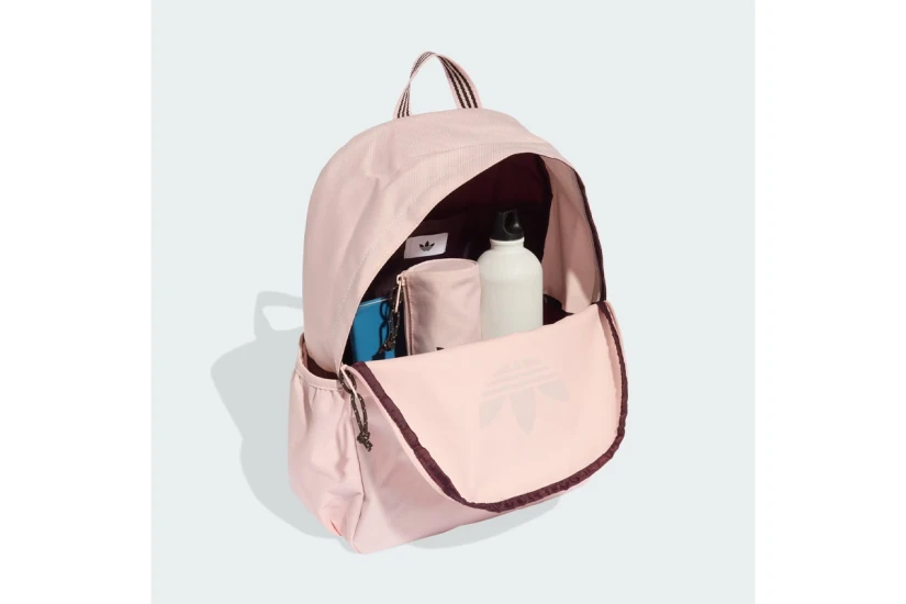 Adidas Originals Unisex Backpack με Κασετίνα Ροζ, Καφέ 18L