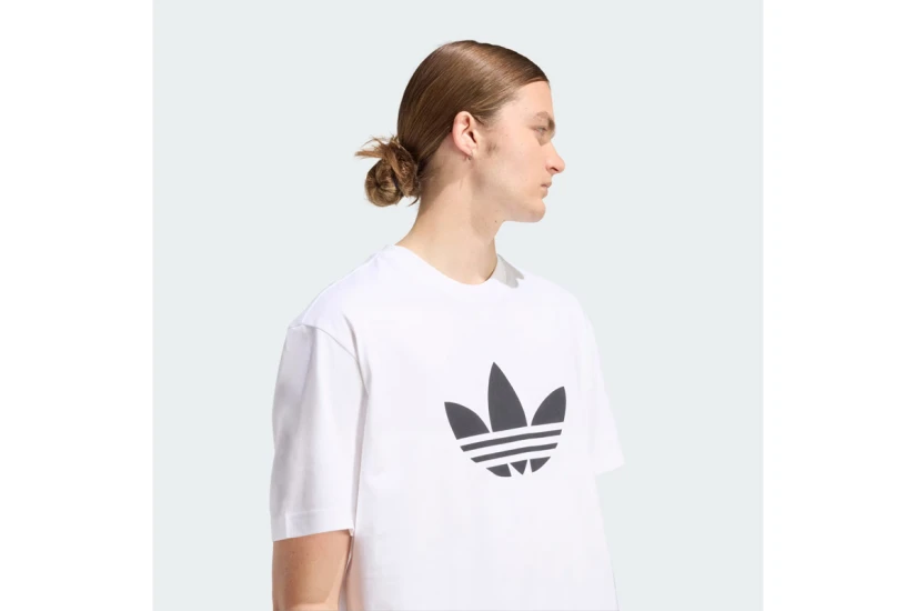 Adidas Originals Adicolor Trefoil Ανδρικό Κοντομάνικο T-Shirt Λευκό, Μαύρο