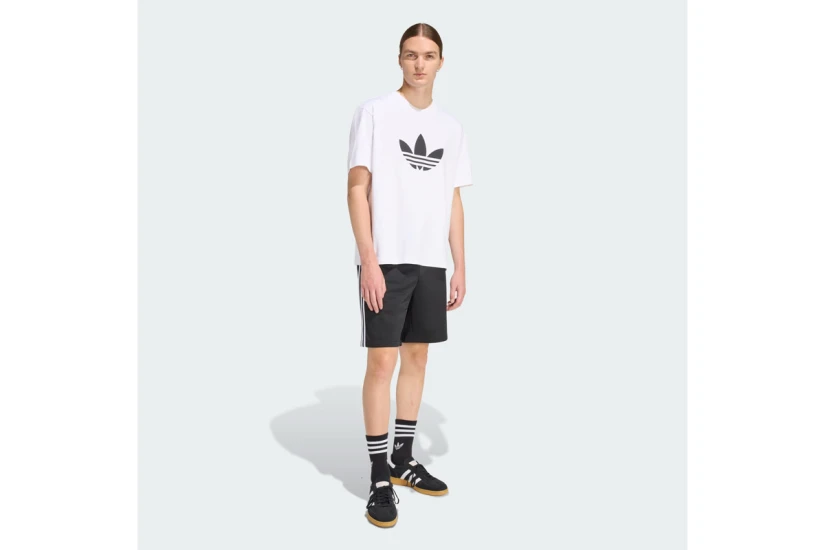 Adidas Originals Adicolor Trefoil Ανδρικό Κοντομάνικο T-Shirt Λευκό, Μαύρο