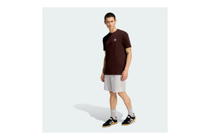 Adidas Originals Trefoil Waffle Ανδρική Αθλητική Βερμούδα Γκρι, Λευκή