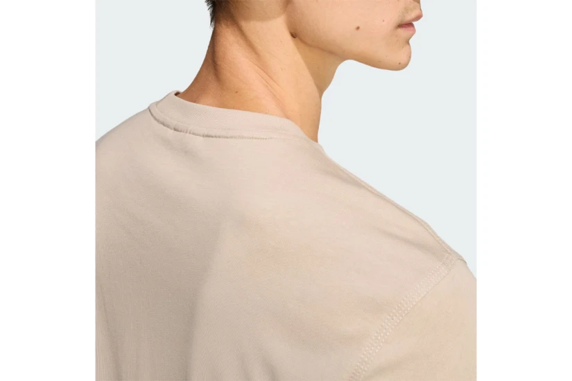 Adidas Originals Trefoil Essentials Ανδρικό Κοντομάνικο T-Shirt Μπεζ