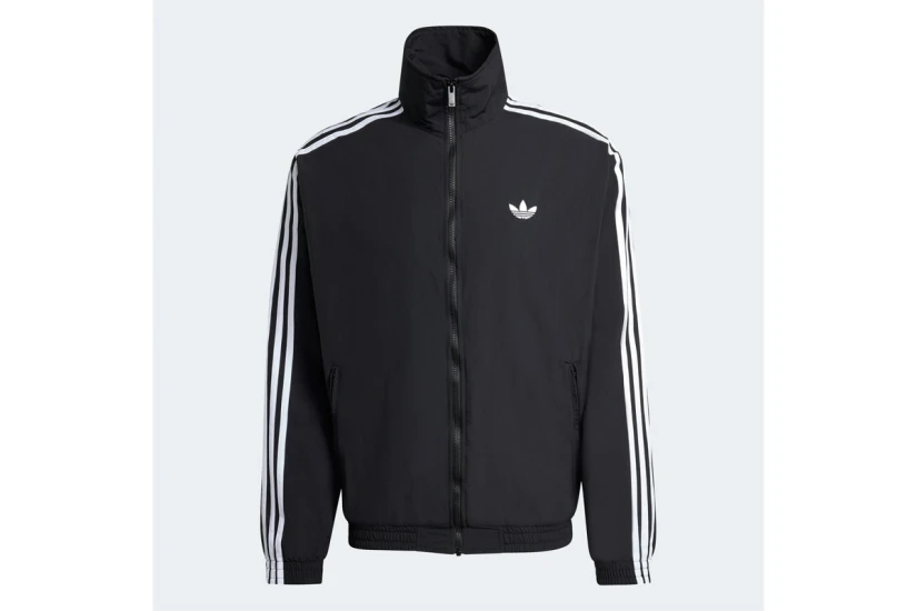 Adidas Originals Firebird Woven Ανδρική Ζακέτα Nylon Μαύρη, Λευκή