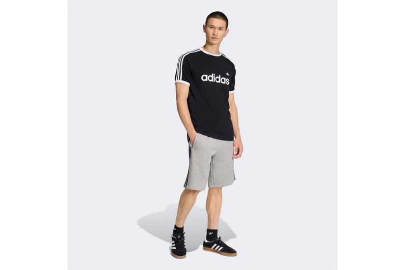 Adidas Originals 3-Stripes Ανδρική Αθλητική Βερμούδα Γκρι