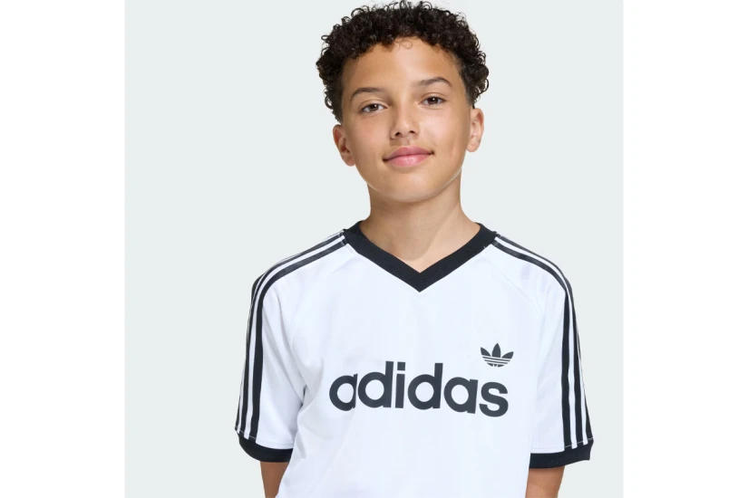 Adidas Originals Loose Jersey Παιδικό Κοντομάνικο T-Shirt Λευκό, Μαύρο