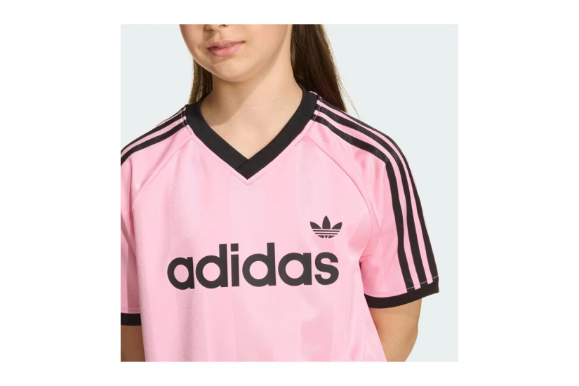 Adidas Originals Loose Jersey Παιδικό Κοντομάνικο T-Shirt Ροζ, Μαύρο