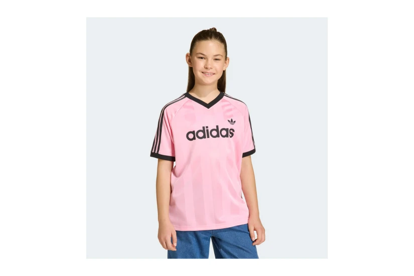 Adidas Originals Loose Jersey Παιδικό Κοντομάνικο T-Shirt Ροζ, Μαύρο