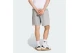 Adidas Originals Trefoil Essentials Fleece Ανδρική Αθλητική Βερμούδα Γκρι Ανοιχτό, Λευκή