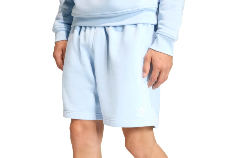 Adidas Originals Trefoil Essentials Fleece Ανδρική Αθλητική Βερμούδα Σιέλ
