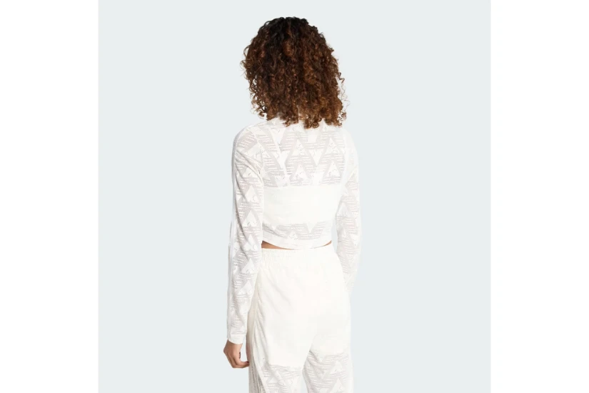 Adidas Originals Firebird Classic Lace Γυναικεία Ζακέτα Nylon Εκρού
