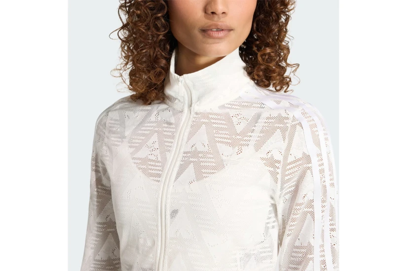 Adidas Originals Firebird Classic Lace Γυναικεία Ζακέτα Nylon Εκρού