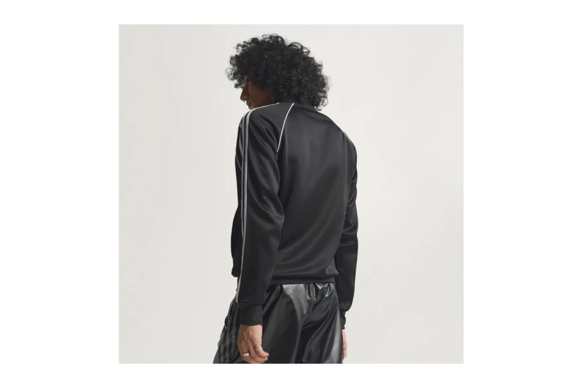 Adidas Originals SST Ανδρική Πολυεστερική Ζακέτα Μαύρη, Λευκή