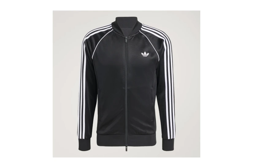 Adidas Originals SST Ανδρική Πολυεστερική Ζακέτα Μαύρη, Λευκή
