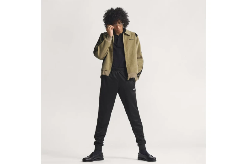 Adidas Originals SST Ανδρικό Παντελόνι Φόρμας Μαύρο, Λευκό