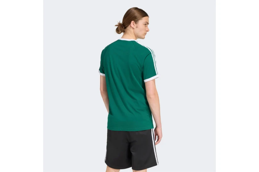 Adidas Originals 3-Stripes Ανδρικό Κοντομάνικο T-Shirt Πράσινο, Λευκό