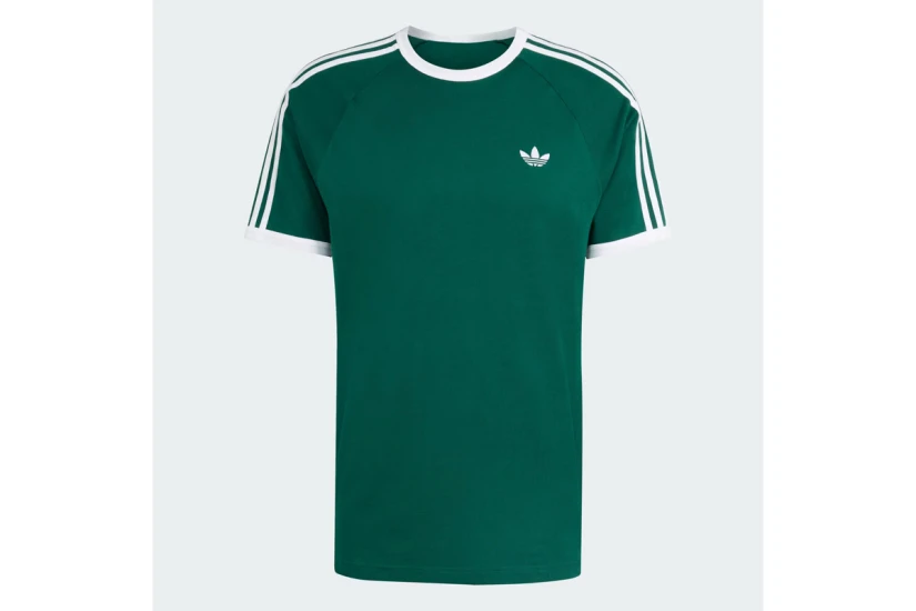 Adidas Originals 3-Stripes Ανδρικό Κοντομάνικο T-Shirt Πράσινο, Λευκό