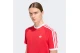 Adidas Originals 3-Stripes Ανδρικό Κοντομάνικο T-Shirt Κόκκινο, Λευκό
