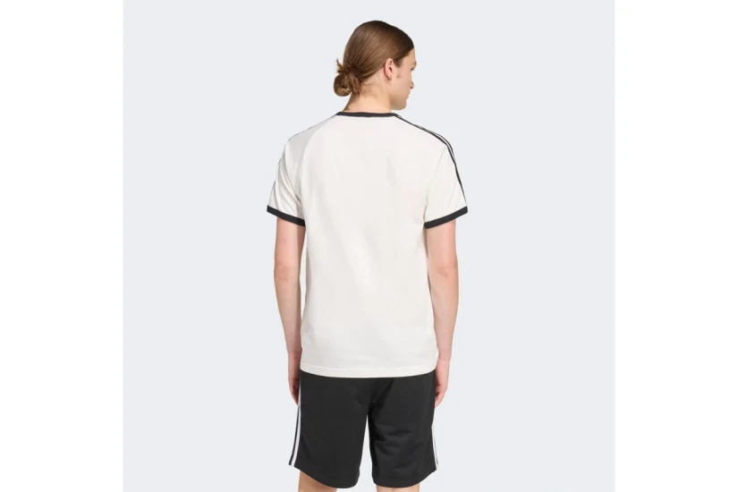 Adidas Originals 3-Stripes Ανδρικό Κοντομάνικο T-Shirt Λευκό, Μαύρο
