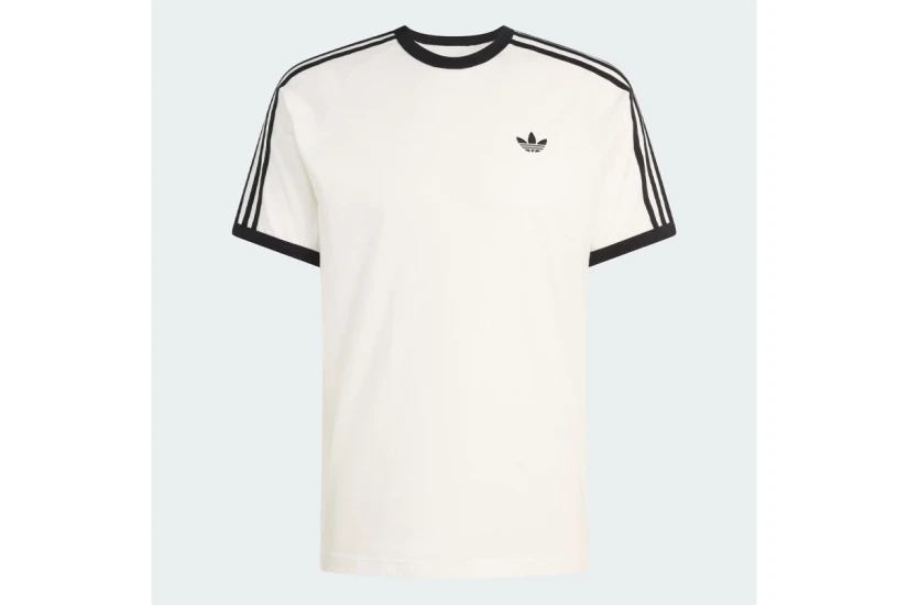 Adidas Originals 3-Stripes Ανδρικό Κοντομάνικο T-Shirt Λευκό, Μαύρο