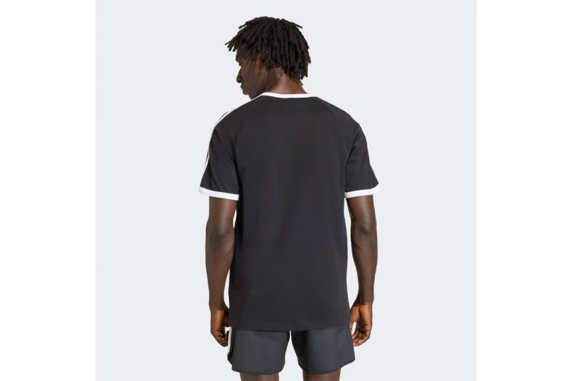 Adidas Originals 3-Stripes Ανδρικό Κοντομάνικο T-Shirt Μαύρο, Λευκό