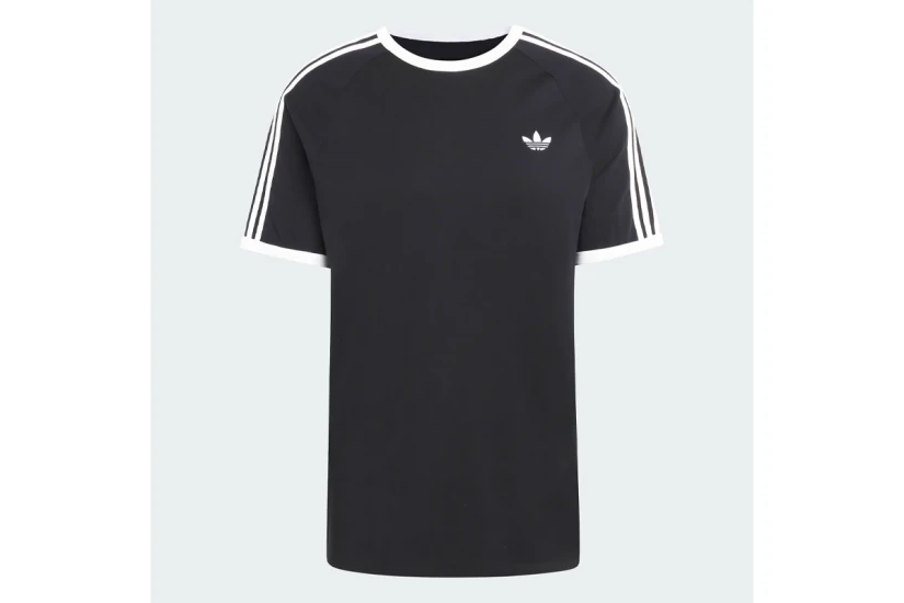 Adidas Originals 3-Stripes Ανδρικό Κοντομάνικο T-Shirt Μαύρο, Λευκό