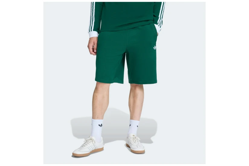 Adidas Originals 3-Stripes Ανδρική Αθλητική Βερμούδα Κυπαρισσί, Λευκή
