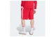 Adidas Originals 3-Stripes Ανδρική Αθλητική Βερμούδα Κόκκινη, Λευκή