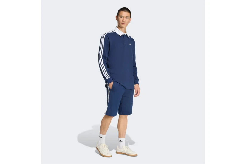 Adidas Originals 3-Stripes Ανδρική Αθλητική Βερμούδα Μπλε Σκούρο