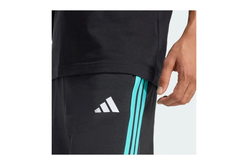 Adidas Performance Mercedes-AMG Petronas F1 DNA Ανδρική Αθλητική Βερμούδα Μαύρη, Τυρκουάζ, Λευκό