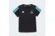 Adidas Mercedes DNA Βρεφικό - Παιδικό Σετ Κοντομάνικη Μπλούζα - Σορτς Μαύρο, Τυρκουάζ, Λευκό