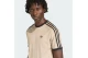 Adidas Originals 3-Stripes Ανδρικό Κοντομάνικο T-Shirt Μπεζ, Μαύρο