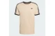 Adidas Originals 3-Stripes Ανδρικό Κοντομάνικο T-Shirt Μπεζ, Μαύρο