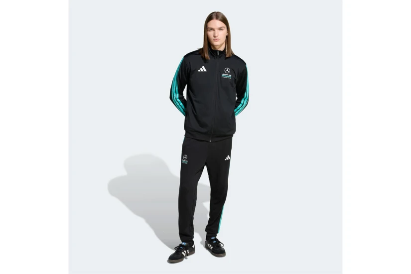Adidas Mercedes - AMG Petronas Formula 1 Ανδρική Πολυεστερική Ζακέτα Μαύρη, Τυρκουάζ, Λευκή