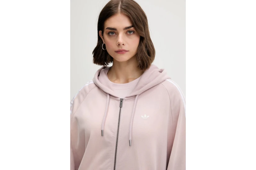 Adidas Originals Adilenium Γυναικεία Ζακέτα με Κουκούλα