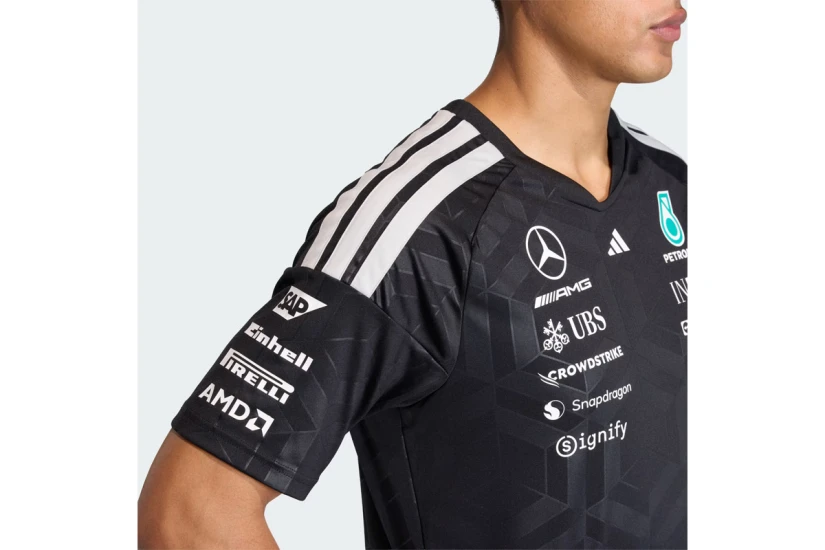 Adidas Performance Mercedes - AMG Petronas Formula 1 Driver Ανδρικό Κοντομάνικο T-Shirt Μαύρο