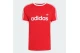 Adidas Originals 3-Stripes Slim Ringer Ανδρικό Κοντομάνικο T-Shirt Κόκκινο, Λευκό