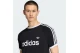 Adidas Originals 3-Stripes Slim Ringer Ανδρικό Κοντομάνικο T-Shirt Μαύρο, Λευκό