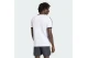 Adidas Originals 3-Stripes Slim Ringer Ανδρικό Κοντομάνικο T-Shirt Λευκό, Μαύρο