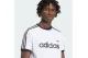 Adidas Originals 3-Stripes Slim Ringer Ανδρικό Κοντομάνικο T-Shirt Λευκό, Μαύρο