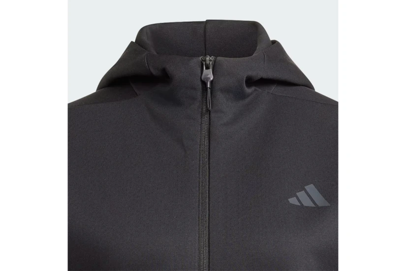 Adidas Performance Z.N.E. Γυναικεία Πολυεστερική Ζακέτα με Κουκούλα Μαύρη