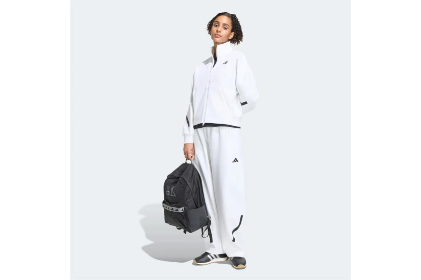 Adidas Performance Z.N.E. Γυναικεία Πολυεστερική Ζακέτα Λευκή