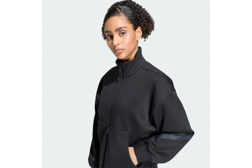 Adidas Performance Z.N.E. Γυναικεία Πολυεστερική Ζακέτα Μαύρη