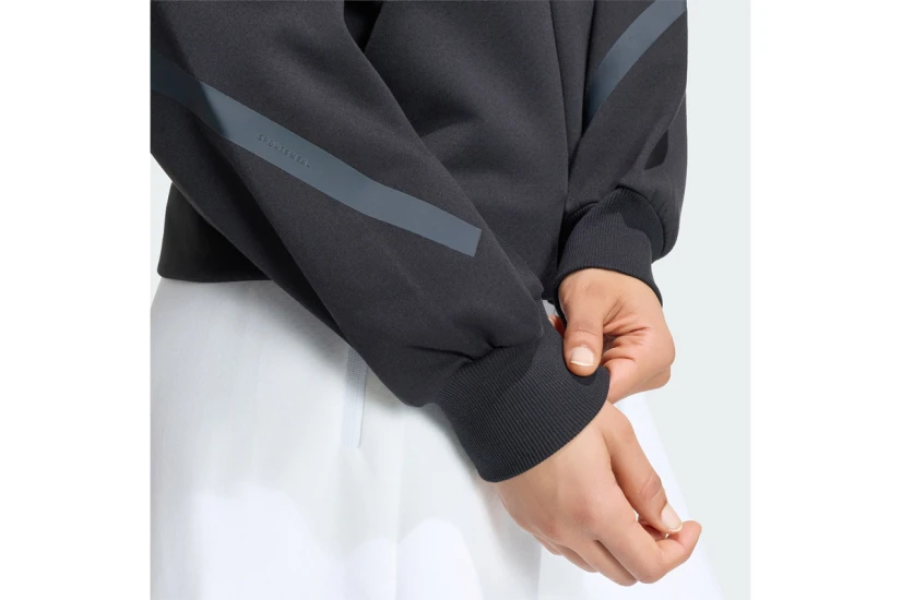 Adidas Performance Z.N.E. Γυναικεία Πολυεστερική Ζακέτα Μαύρη
