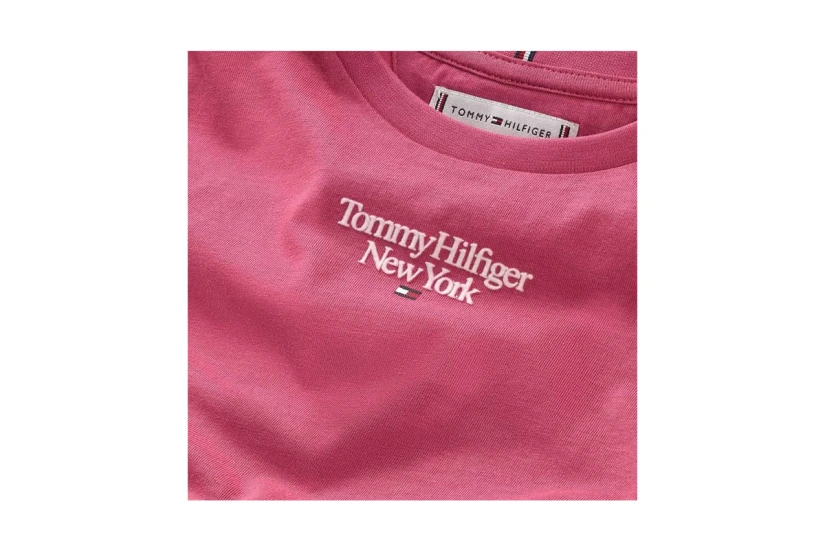 Tommy Jeans Graphic Ανδρικό Κοντομάνικο T-Shirt Ροζ