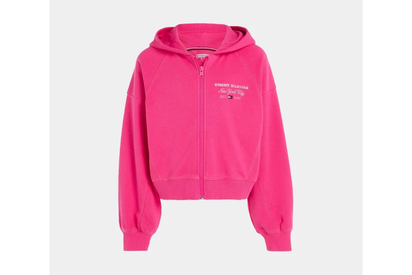Tommy Jeans Script Zip Ζακέτα Βαμβακερή (KG0KG07591 TP1)
