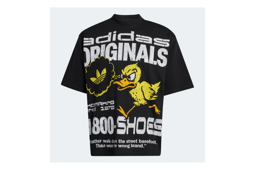 Adidas Originals Duck Graphic Ανδρικό Κοντομάνικο T-Shirt Μαύρο