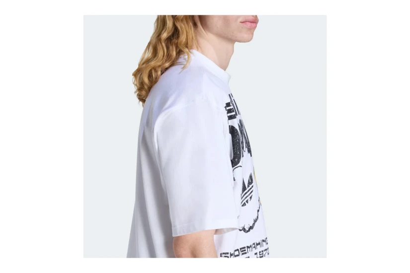 Adidas Originals Duck Graphic Ανδρικό Κοντομάνικο T-Shirt Λευκό