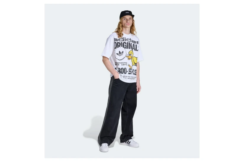 Adidas Originals Duck Graphic Ανδρικό Κοντομάνικο T-Shirt Λευκό