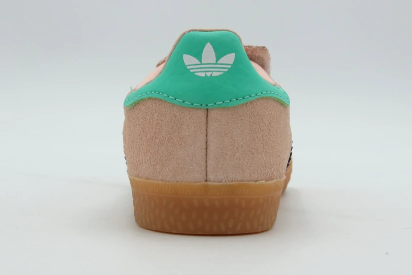 Adidas Originals Gazelle Comfort Closure Elastic Laces Βρεφικά Sneakers Ροζ, Μπλε Σκούρο, Πράσινα, Καφέ