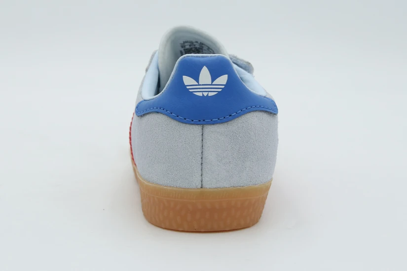 Adidas Originals Gazelle Comfort Closure Elastic Laces Βρεφικά Sneakers Σιέλ, Κόκκινα, Καφέ